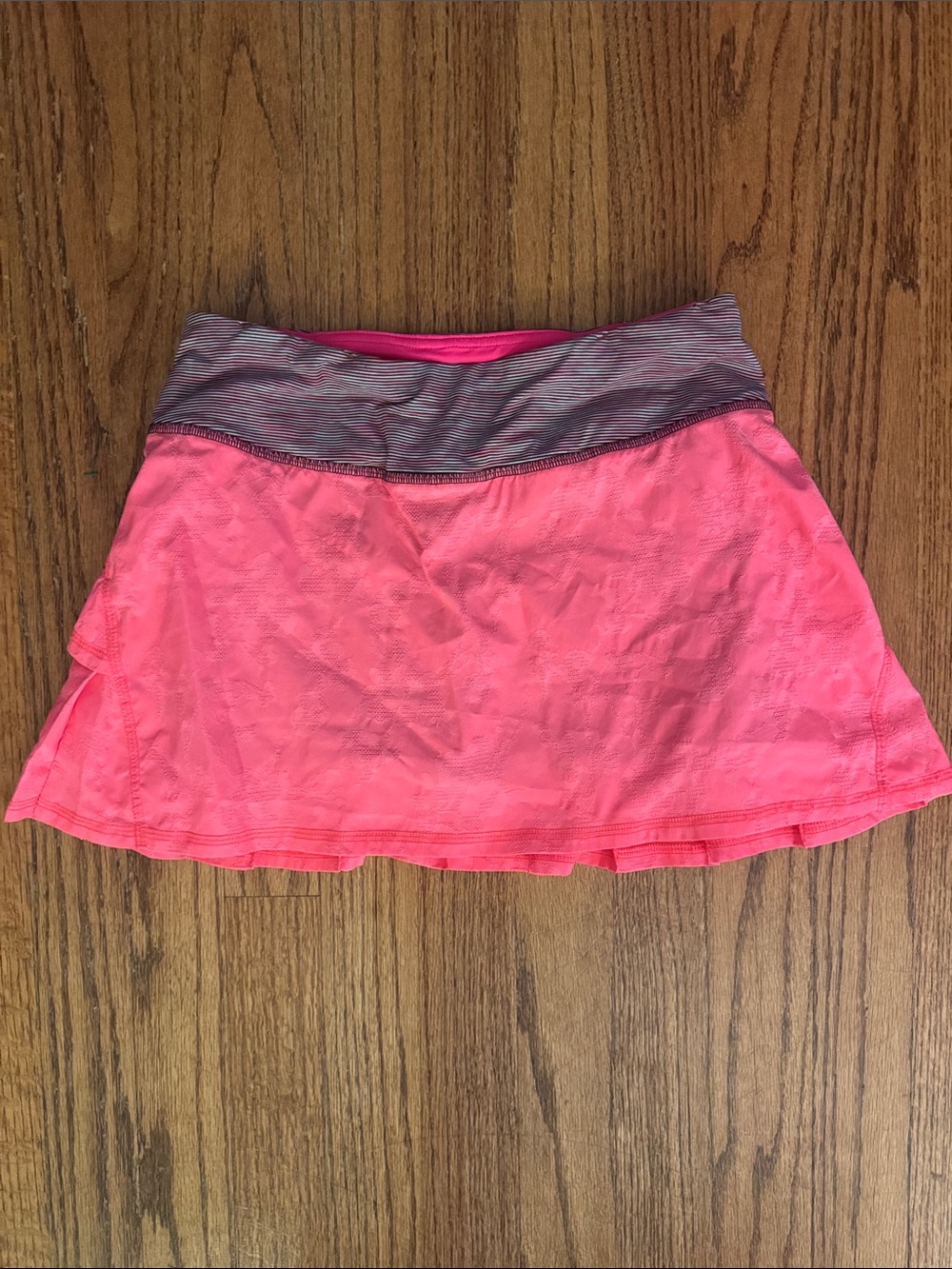Lululemon | Pink/Black Pace Setter Tennis/Running Skirt-Size 2